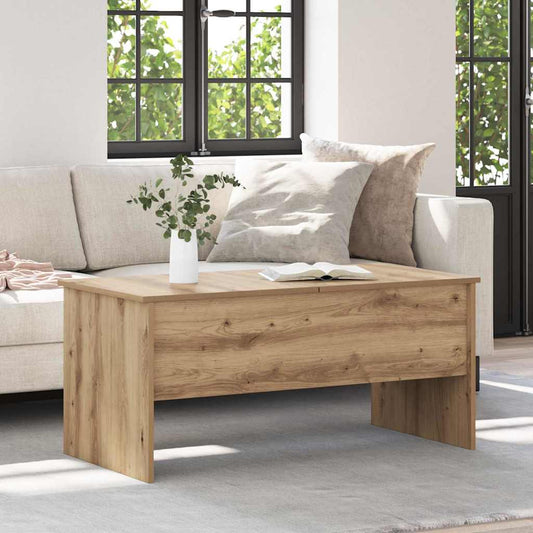 Couchtisch Eiche handwerklich 102 x 50.5 x 46.5 cm