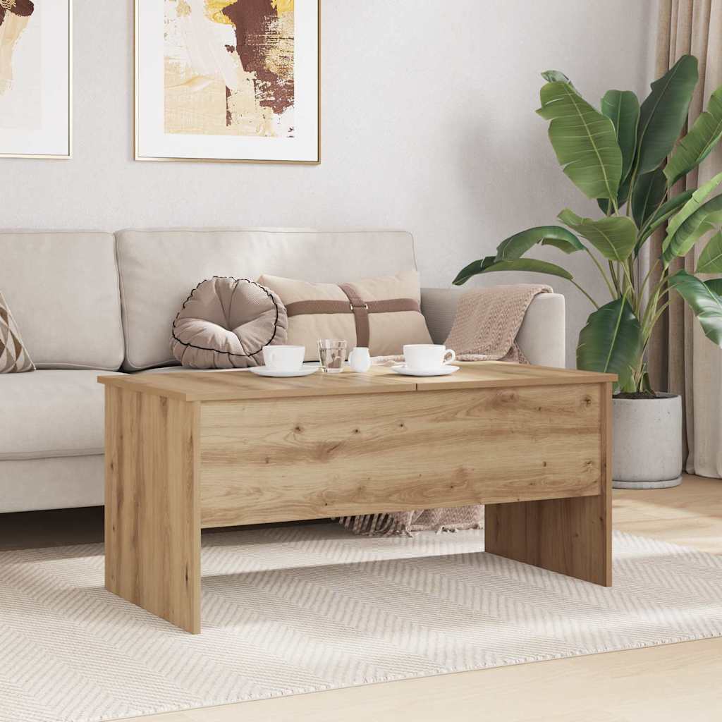 Couchtisch Eiche handwerklich 102 x 50.5 x 46.5 cm