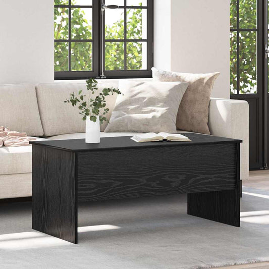 Couchtisch Schwarze Eiche 102 x 50.5 x 46.5 cm Holzwerkstoff