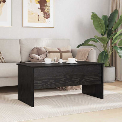 Couchtisch Schwarze Eiche 102 x 50.5 x 46.5 cm Holzwerkstoff