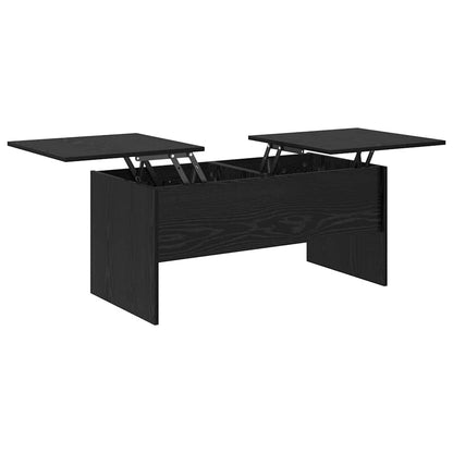 Couchtisch Schwarze Eiche 102 x 50.5 x 46.5 cm Holzwerkstoff