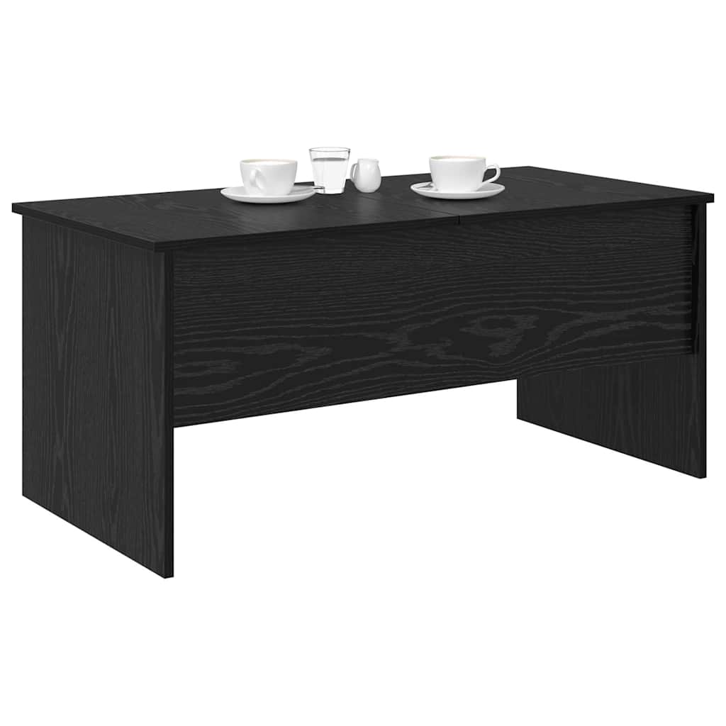 Couchtisch Schwarze Eiche 102 x 50.5 x 46.5 cm Holzwerkstoff