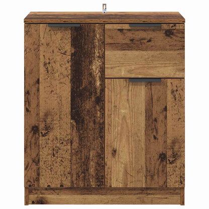 Sideboard mit Schubladen Altholz 60 x 30 x 70 cm Holzwerkstoff