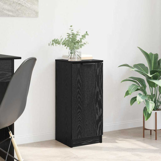Sideboard Schwarze Eiche 30 x 30 x 70 cm Holzwerkstoff