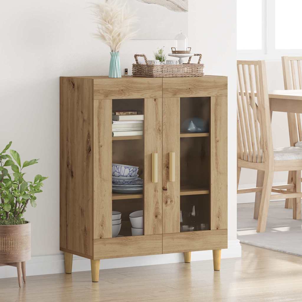 Sideboard Artisan-Eiche 69,5 x 34 x 90 cm Holzwerkstoff