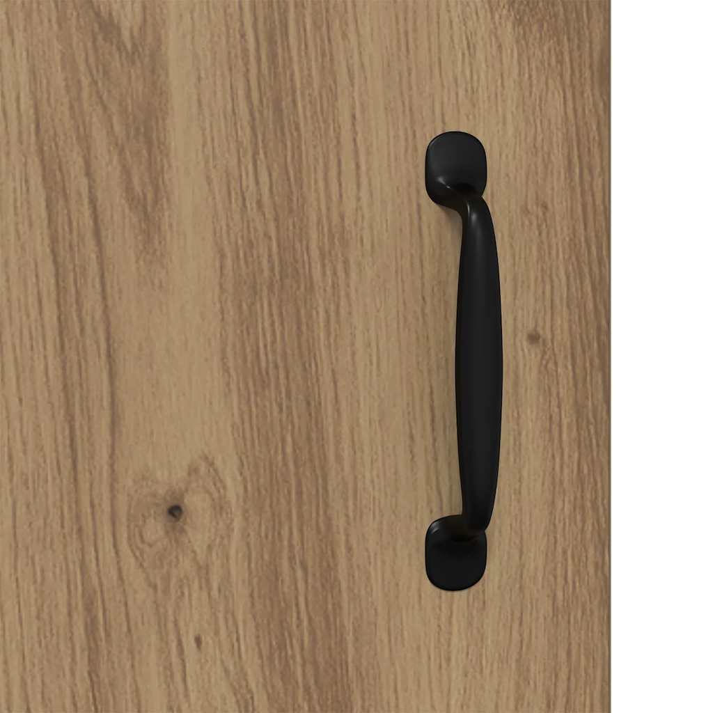 Sideboard Artisan-Eiche 69,5 x 34 x 90 cm Verbundholz und Eisen