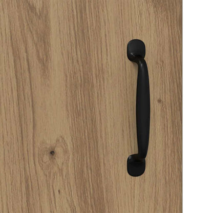 Sideboard Artisan-Eiche 69,5 x 34 x 90 cm Verbundholz und Eisen