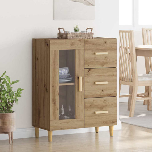 Sideboard Artisan-Eiche 69,5 x 34 x 90 cm Holzwerkstoff