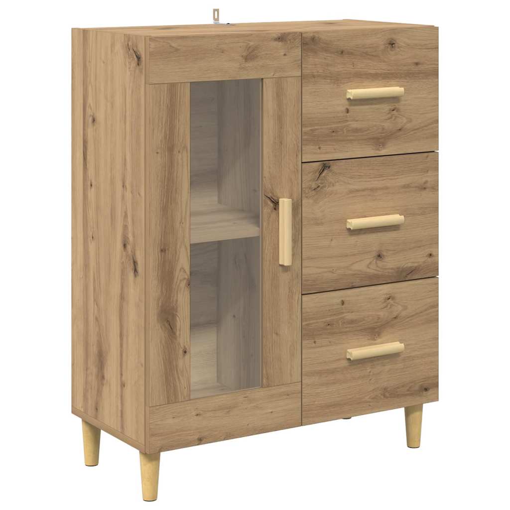 Sideboard Artisan-Eiche 69,5 x 34 x 90 cm Holzwerkstoff