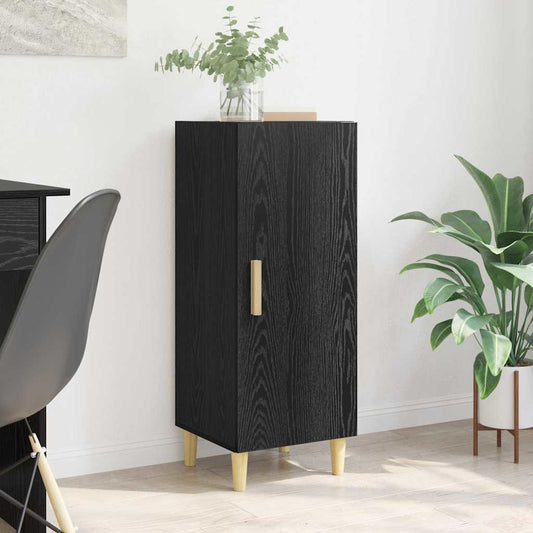 Sideboard Schwarze Eiche 34,5 x 34 x 90 cm Holzwerkstoff