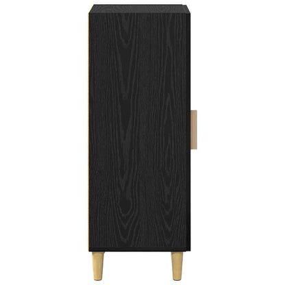 Sideboard Schwarze Eiche 34,5 x 34 x 90 cm Holzwerkstoff