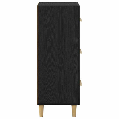 Sideboard Schwarze Eiche 34,5 x 34 x 90 cm Holzwerkstoff