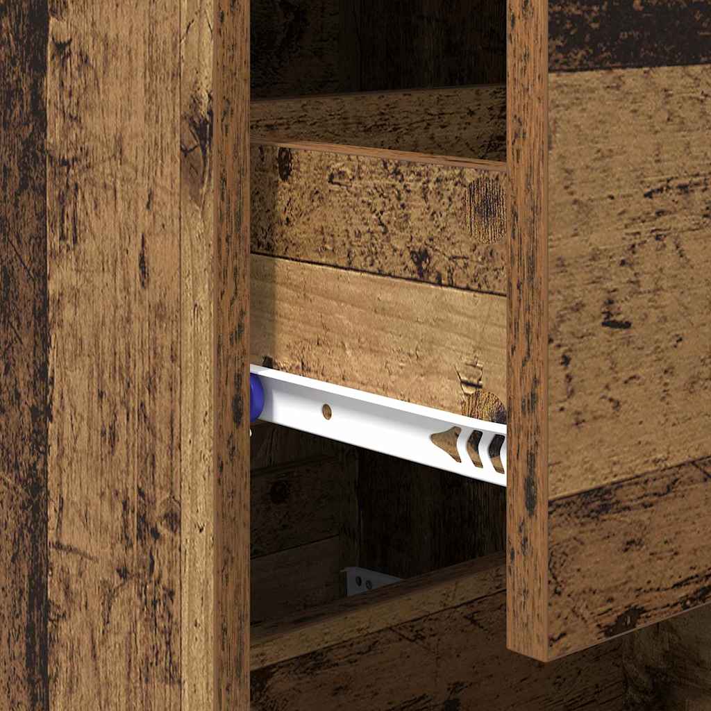 Sideboard Altholz 34 x 34,5 x 90 cm Holzwerkstoff