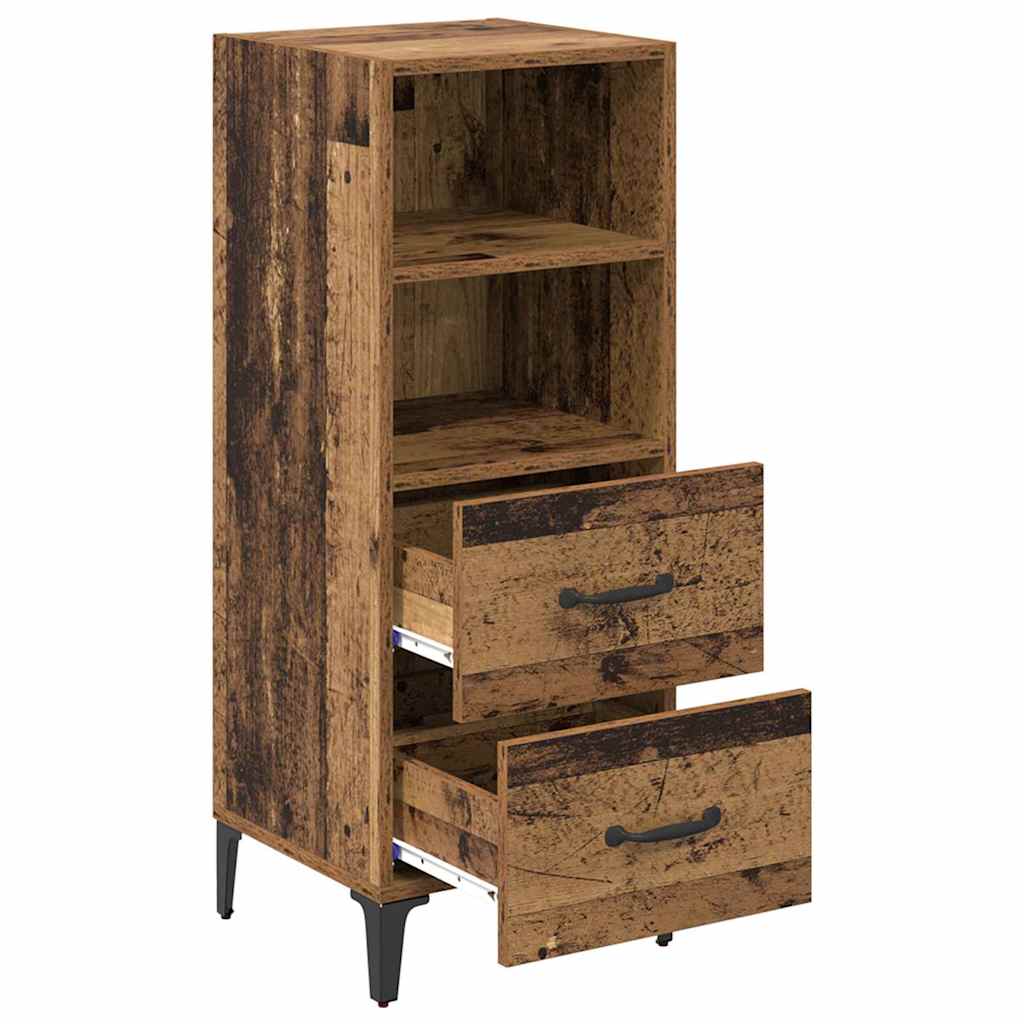 Sideboard Altholz 34 x 34,5 x 90 cm Holzwerkstoff
