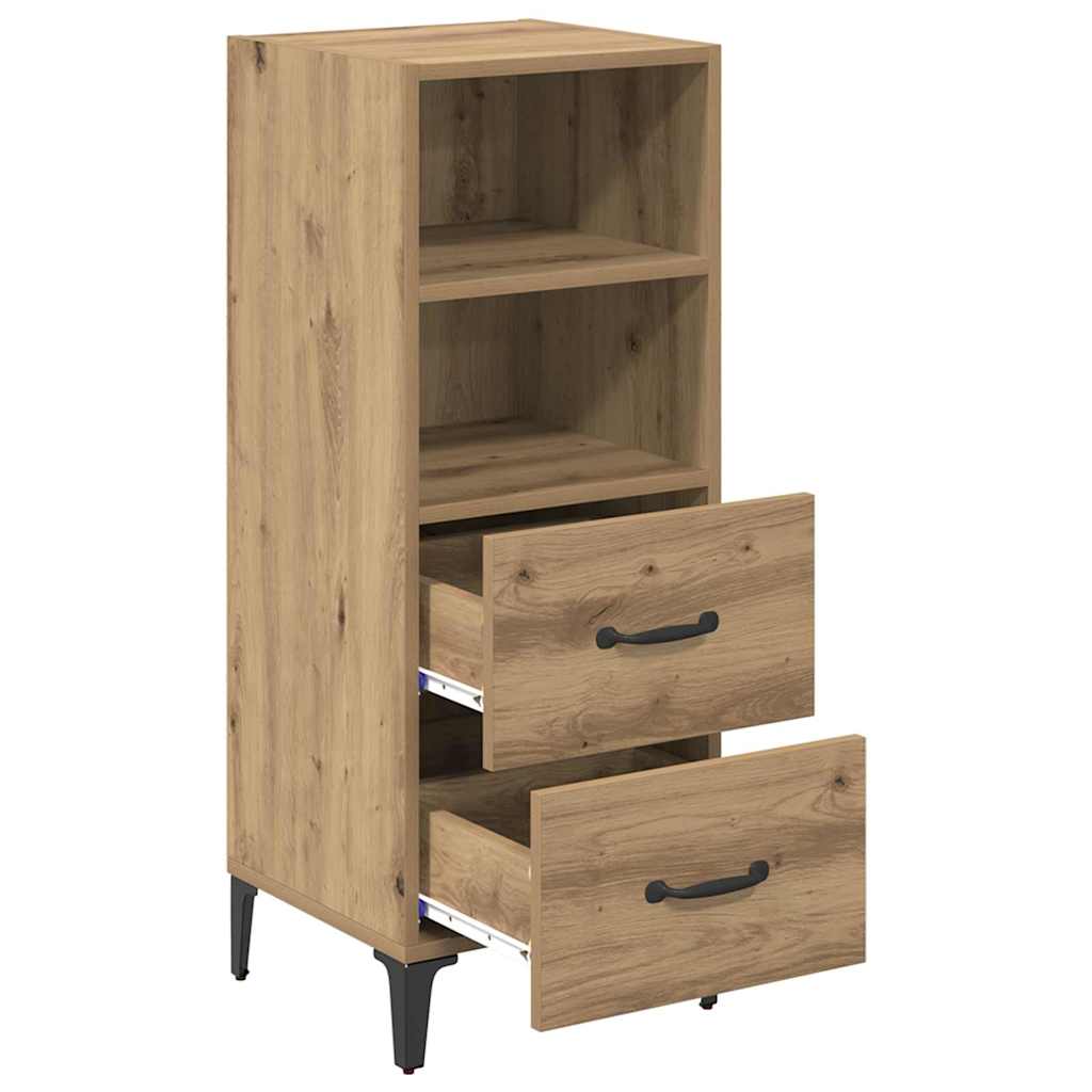 Sideboard Artisan-Eiche 34 x 34,5 x 90 cm Holzwerkstoff