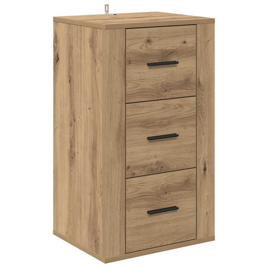 Sideboard Eiche handwerklich 40 x 33 x 70 cm Holzwerkstoff