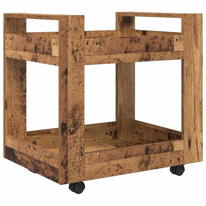 Schreibtischwagen Altholz 60 x 45 x 60 cm Holzwerkstoff