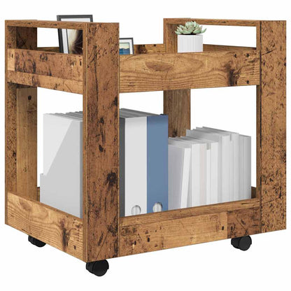 Schreibtischwagen Altholz 60 x 45 x 60 cm Holzwerkstoff