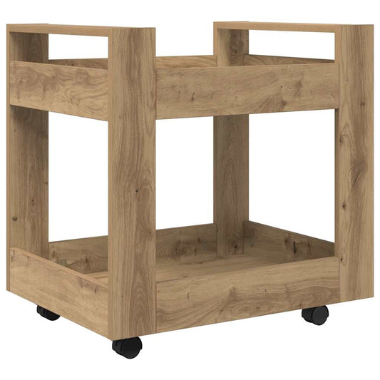 Schreibtischwagen Artisan-Eiche 60 x 45 x 60 cm Holzwerkstoff