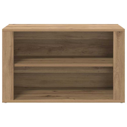 Schuhregal Eiche handwerklich 75 x 35 x 45 cm Holzwerkstoff