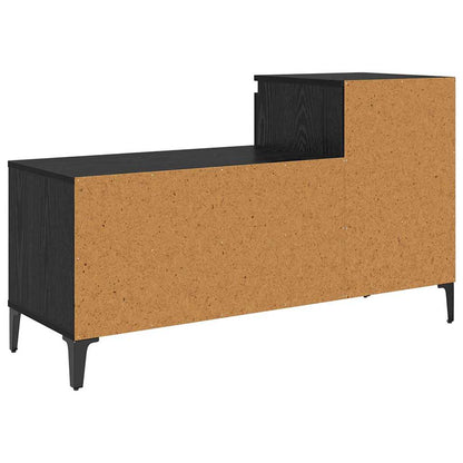 Schuhschrank mit Regal Schwarz Eichen-Optik 102 x 36 x 60 cm