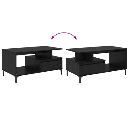 Couchtisch Schwarze Eiche 90 x 49 x 45 cm Holzwerkstoff