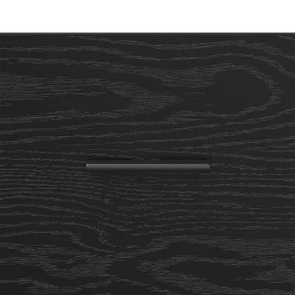 Nachttisch Schwarz Eichen-Optik 50 x 36 x 60 cm Holzwerkstoff