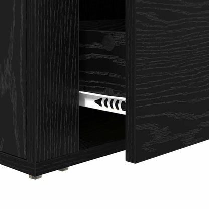 Nachttisch Schwarze Eiche 60 x 36 x 45 cm Holzwerkstoff