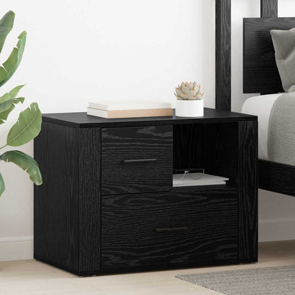 Nachttisch Schwarze Eiche 60 x 36 x 45 cm Holzwerkstoff