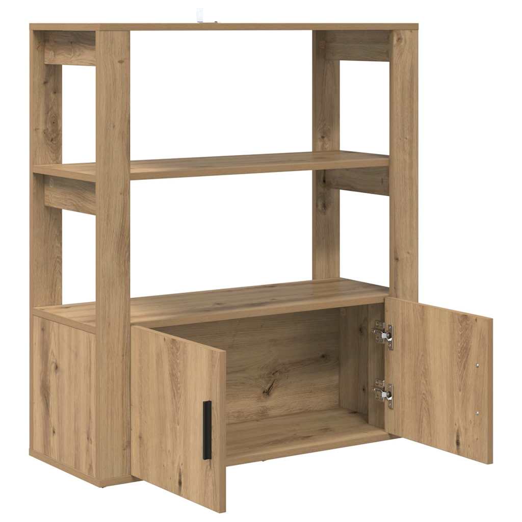 Sideboard Artisan-Eiche 30 x 80 x 90 cm Holzwerkstoff