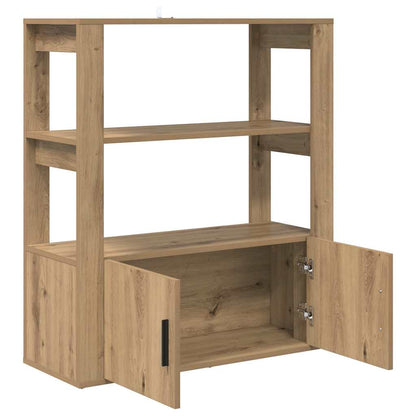 Sideboard Artisan-Eiche 30 x 80 x 90 cm Holzwerkstoff
