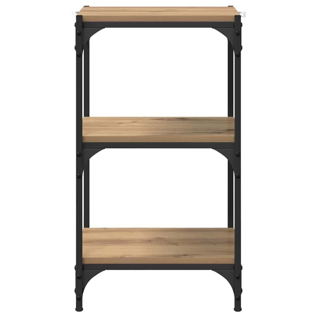 Bücherregal Eiche handwerklich 40 x 33 x 70,5 cm Holzwerkstoff