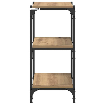 Bücherregal Eiche handwerklich 40 x 33 x 70,5 cm Holzwerkstoff