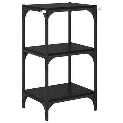 Bücherregal Schwarze Eiche 40 x 33 x 71 cm Holzwerkstoff