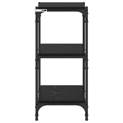 Bücherregal Schwarze Eiche 40 x 33 x 71 cm Holzwerkstoff