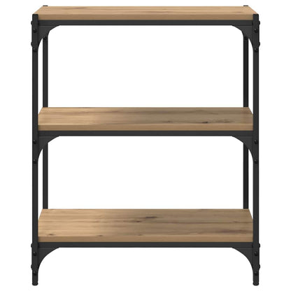 Bücherregal Eiche handwerklich 60 x 33 x 71 cm Holzwerkstoff