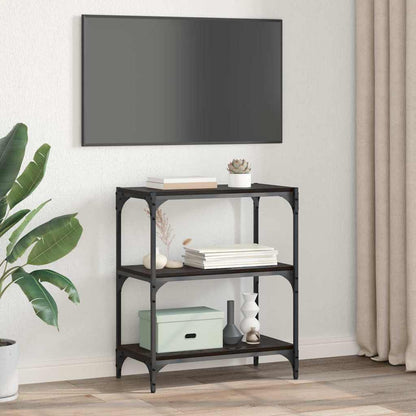 Bücherregal Schwarze Eiche 60 x 33 x 71 cm Holzwerkstoff