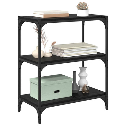 Bücherregal Schwarze Eiche 60 x 33 x 71 cm Holzwerkstoff