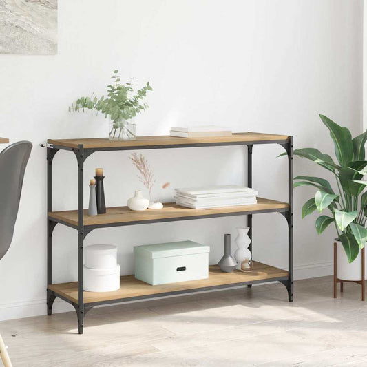 Bücherregal Eiche handwerklich 100 x 33 x 71 cm Holzwerkstoff