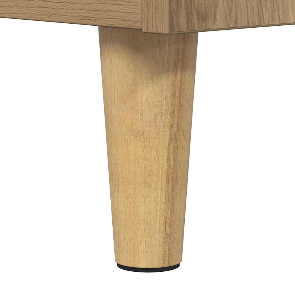 Nachttisch Eiche handwerklich 60 x 44.5 x 45 cm Holzwerkstoff