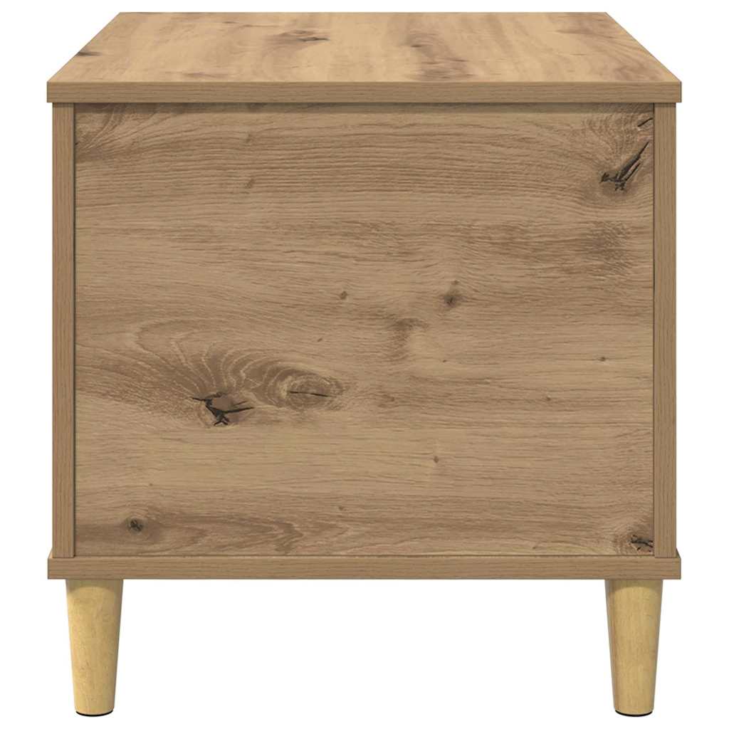Nachttisch Eiche handwerklich 60 x 44.5 x 45 cm Holzwerkstoff