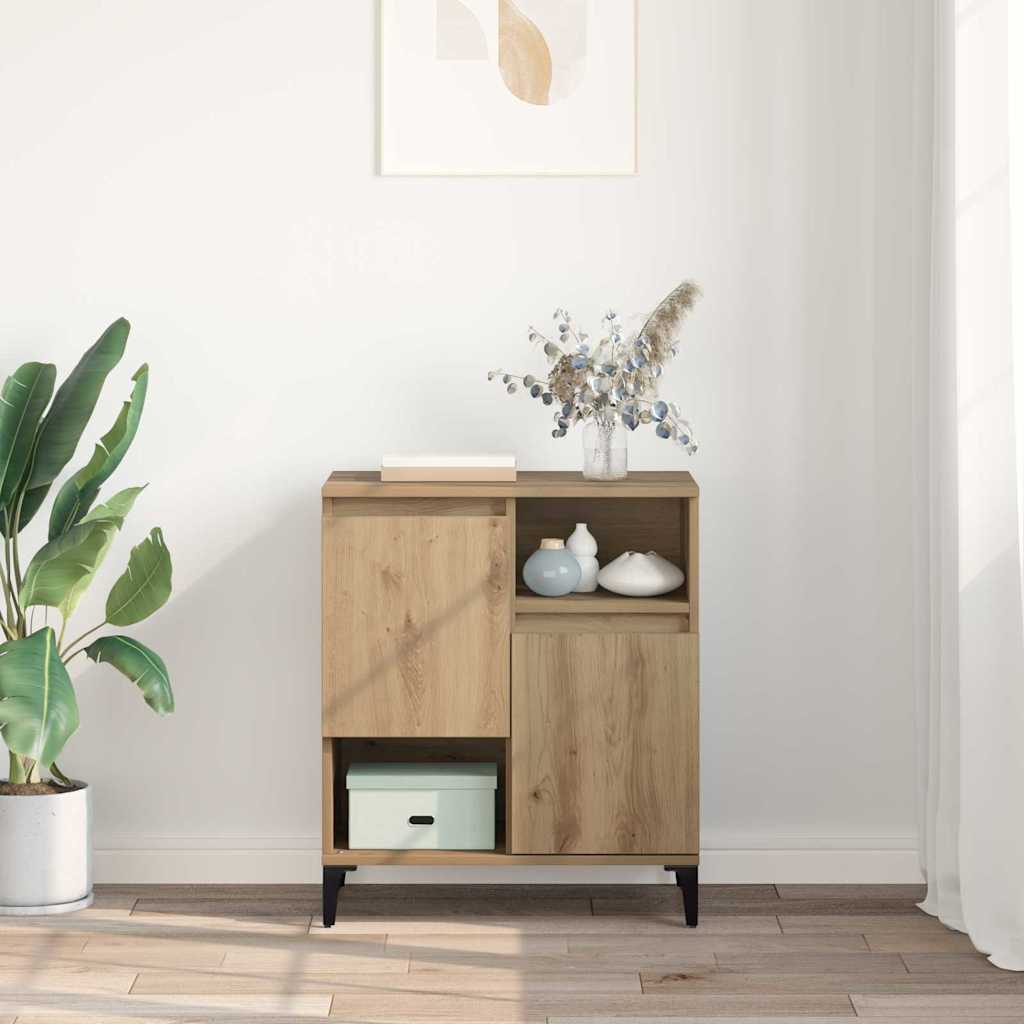 Sideboard Eiche handwerklich 60 x 35 x 70 cm Holzwerkstoff