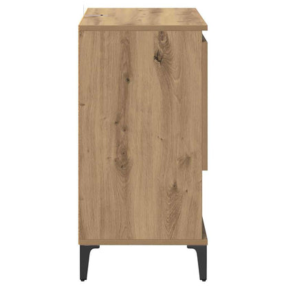 Sideboard Eiche handwerklich 60 x 35 x 70 cm Holzwerkstoff