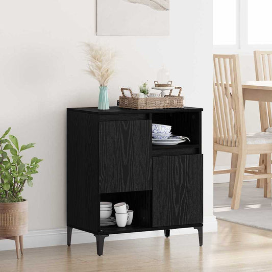 Sideboard Schwarze Eiche 60 x 35 x 70 cm Holzwerkstoff
