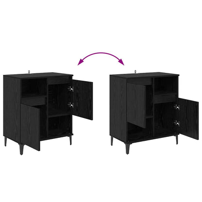 Sideboard Schwarze Eiche 60 x 35 x 70 cm Holzwerkstoff
