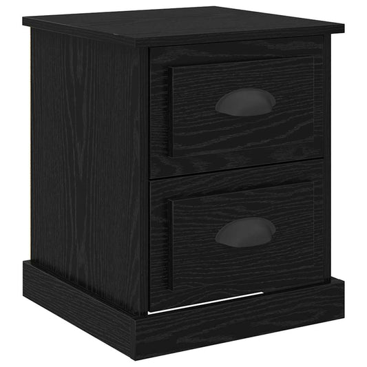 Nachttisch Schwarze Eiche 39 x 39 x 47.5 cm Holzwerkstoff