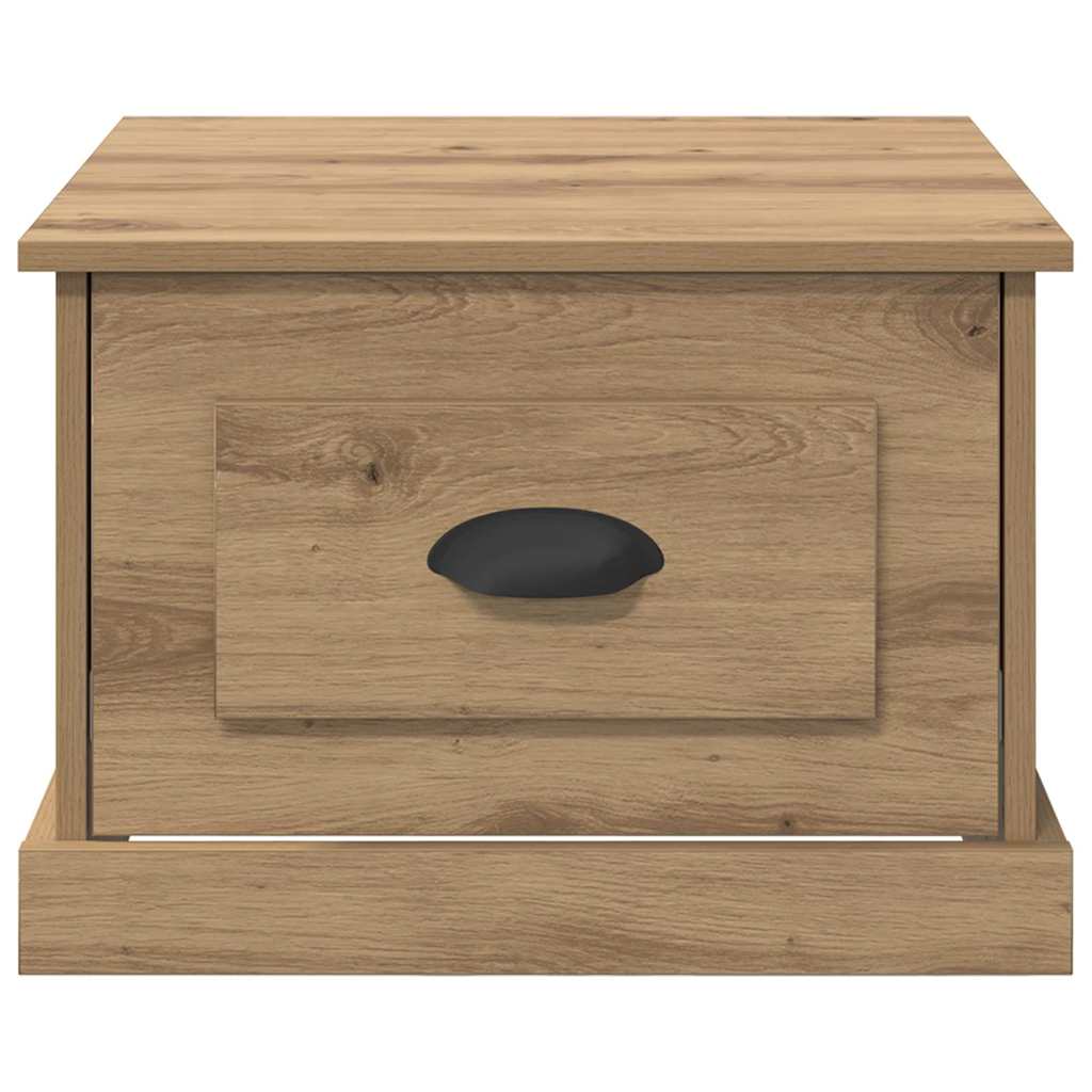 Couchtisch Eiche handwerklich 50 x 50 x 35 cm Holzwerkstoff
