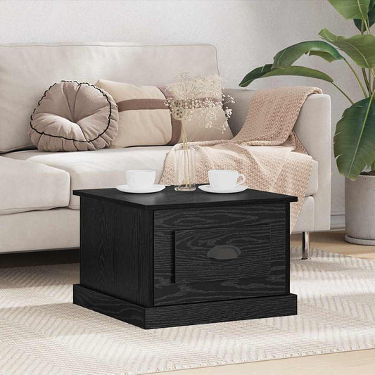 Couchtisch Schwarze Eiche 50 x 50 x 35 cm Holzwerkstoff