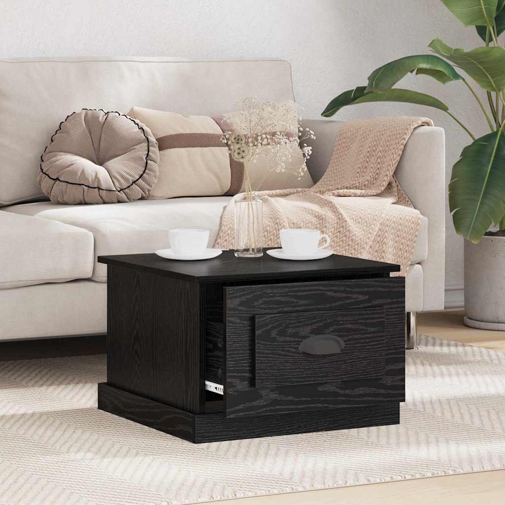 Couchtisch Schwarze Eiche 50 x 50 x 35 cm Holzwerkstoff