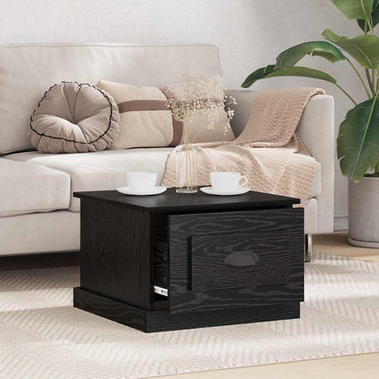 Couchtisch Schwarze Eiche 50 x 50 x 35 cm Holzwerkstoff